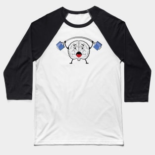 Brain Weightlifter - Funny Baseball T-Shirt